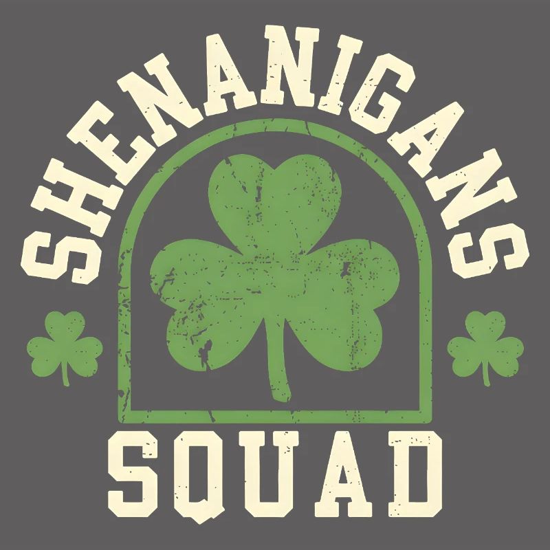 Shenanigans Squad Shamrock St. Patrick's Day Spaß