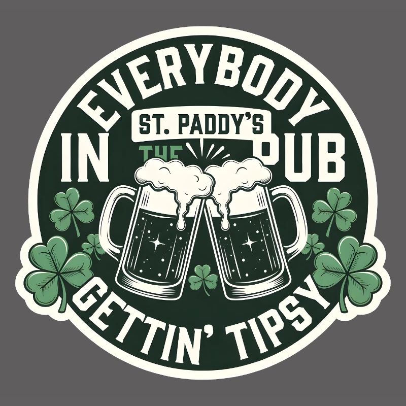 Tout le monde Gettin Gettin Gettin Pub St Patrick