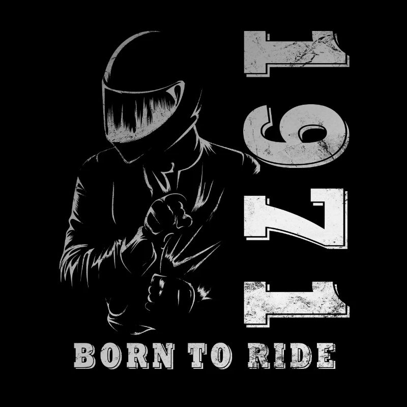 55. Geburtstag Geschenk Motorradfahrer 1971