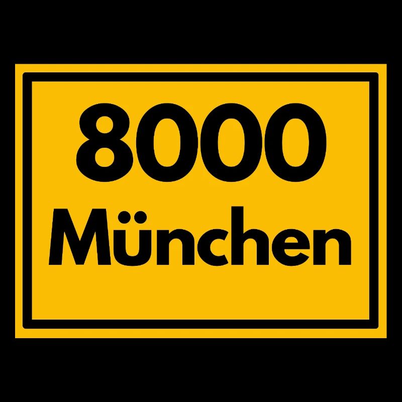 OLD POSTCODE POSTCODE RETRO 8000 MUNICH BAVARIA