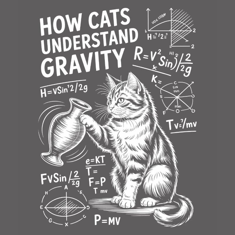 Physics Cats Sayings Math Joke Physics Gift