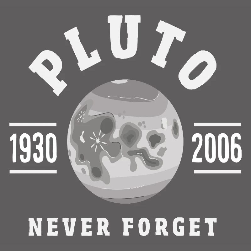Pluto Never Forget 1930 2006 Planet