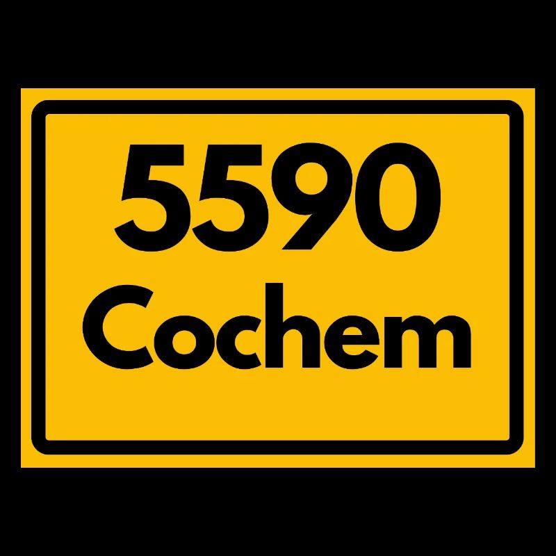 ALTE POSTLEITZAHL PLZ RETRO 5590 COCHEM