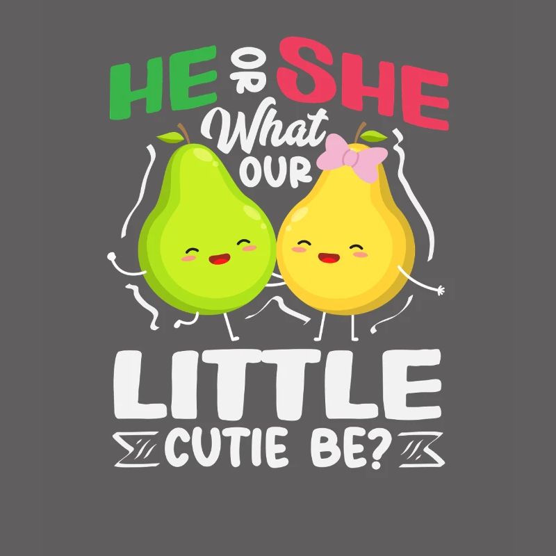Er Oder Sie Kleiner Schatz Birnen Gender Reveal