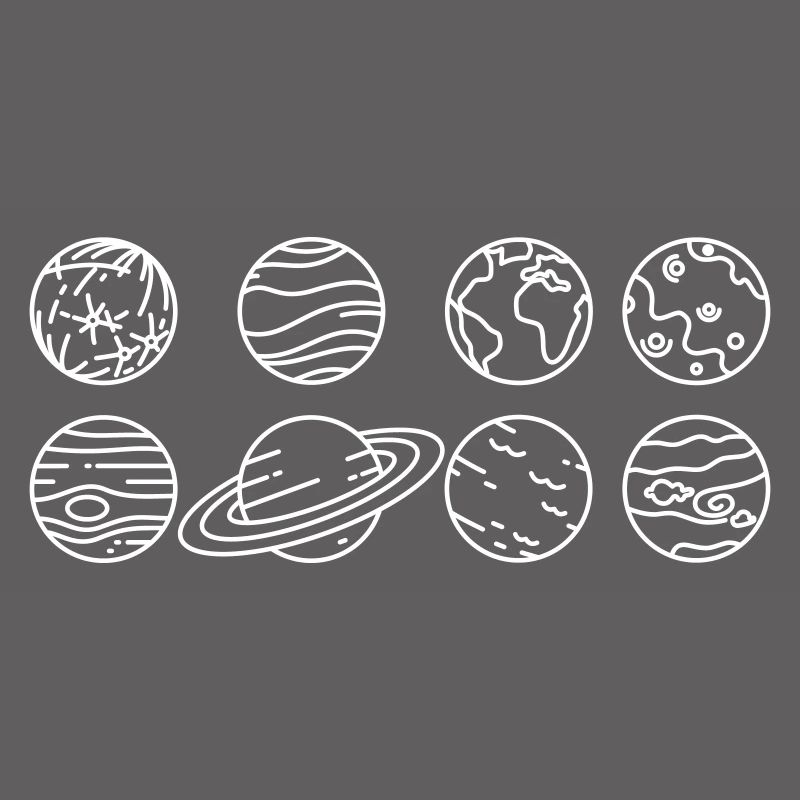 Sonnensystem Planeten – Solar System Weltraum