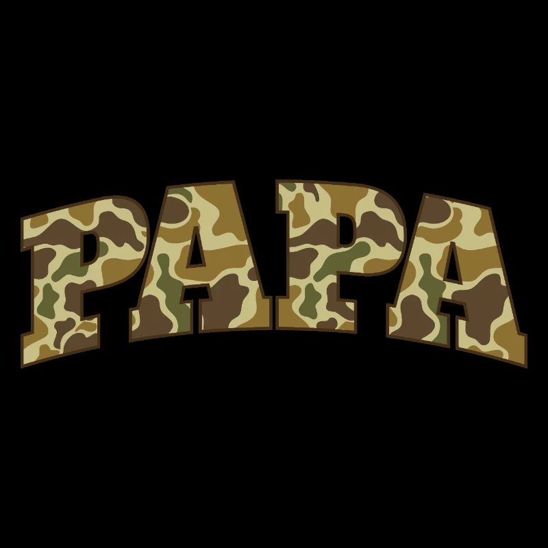 Papa Jagd Camo Abenteuer Leben im Freien