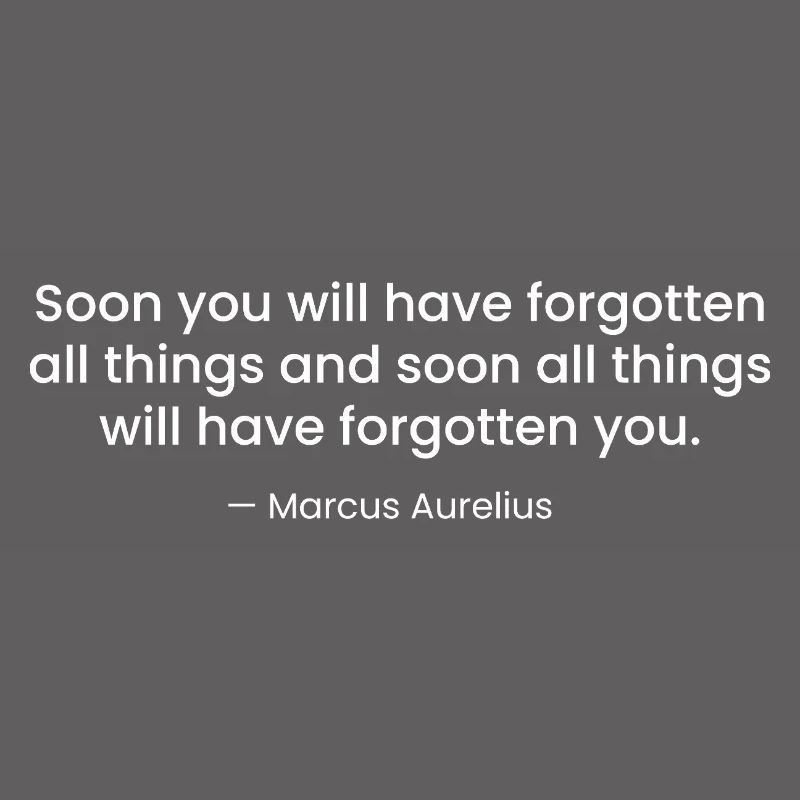 Marcus Aurelius Stoic Quote design