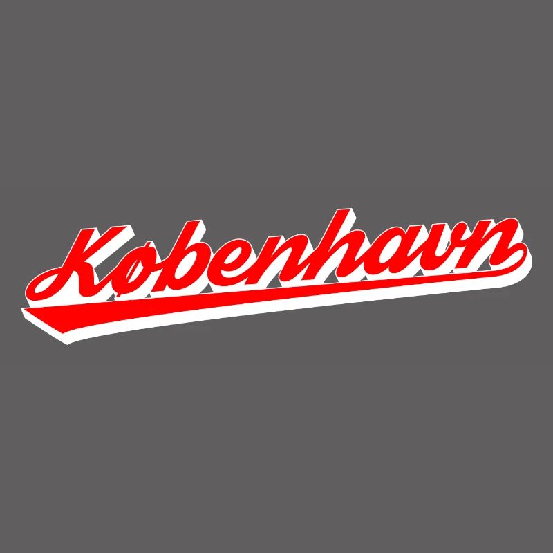 København Script Retro Logo