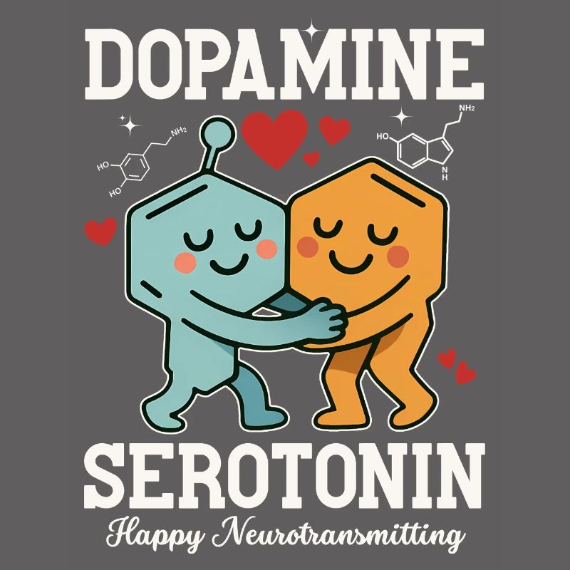 Conception d’un câlin à la dopamine et sérotonine