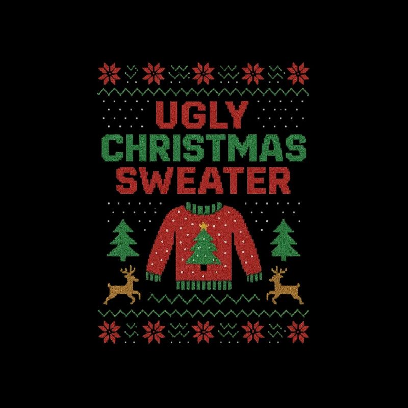Pull de Noël moche Weihnachtspullover Hässlich