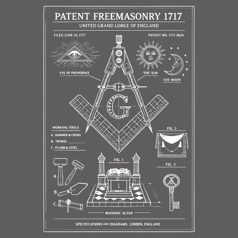 Masonic Compass Eye Emblem
