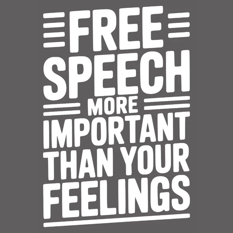 La liberté d’expression est plus importante que les sentiments
