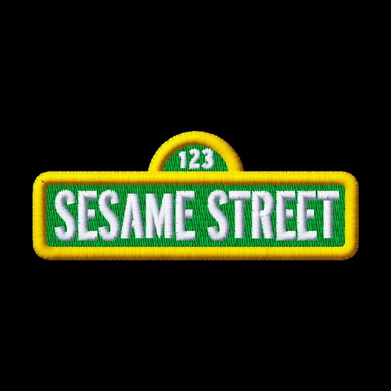 Sesamstraße Logo Als Stick