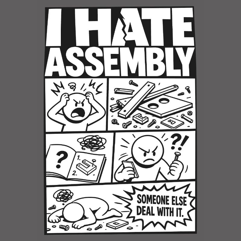 Je déteste les instructions d’assemblage