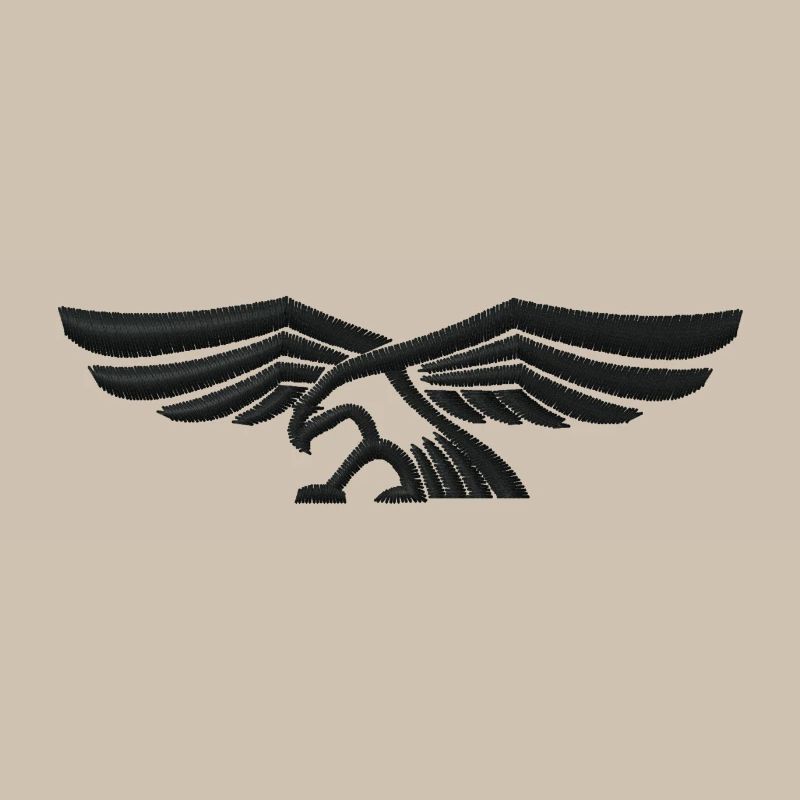 Eagle embroidered