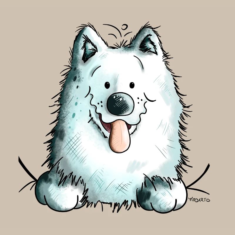 Cute Samoyed Dog
