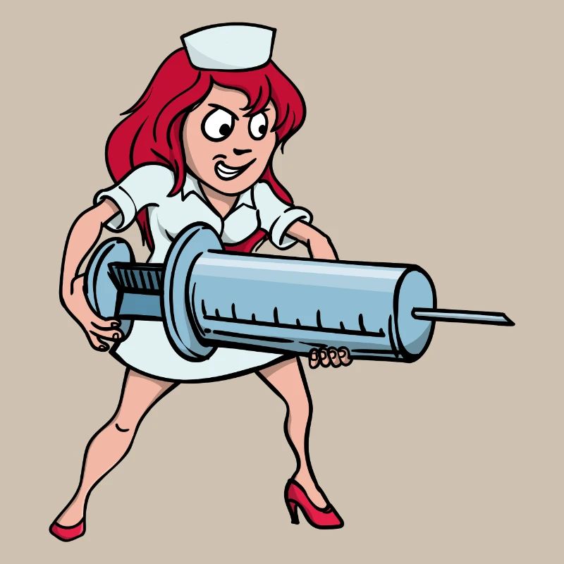 Profession de vaccination par injection seringue infirmière