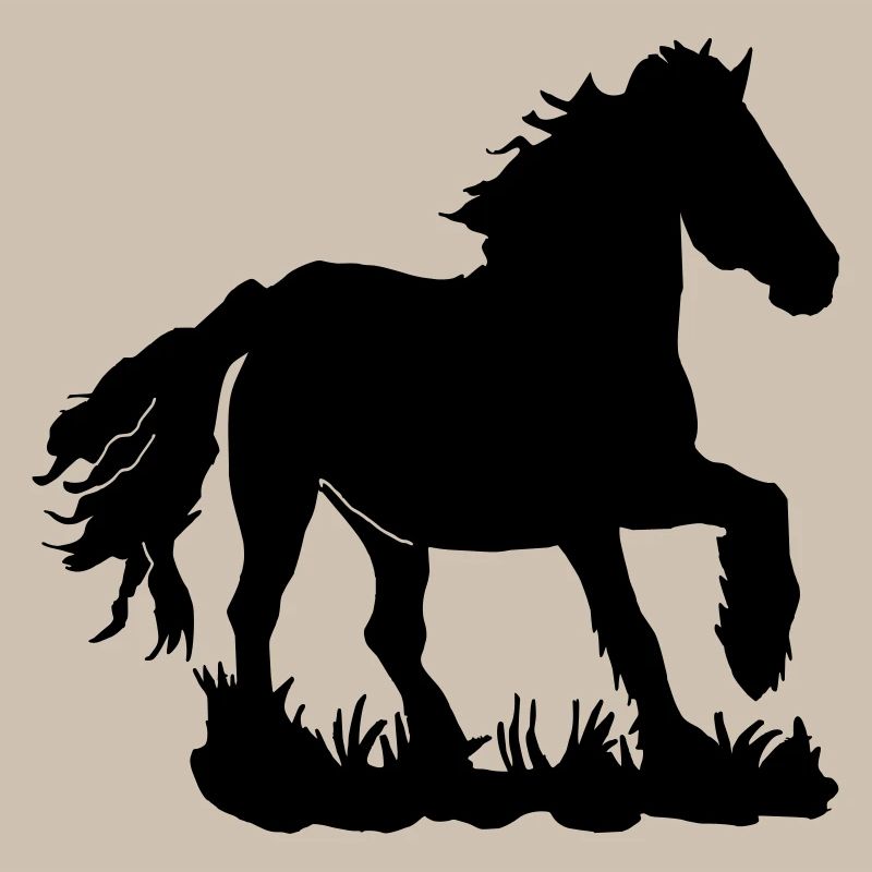 Friesians at a gallop