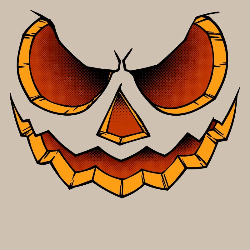 C’est effrayant, la citrouille Halloween