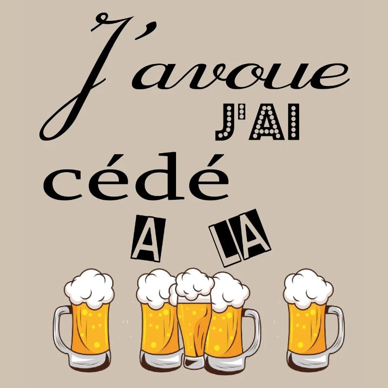 J''ai cédé à la pression