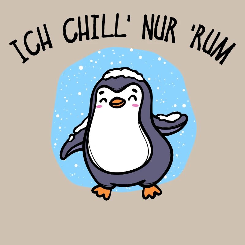 Kälte Pinguin Vogel Tier Eis Schnee Statement