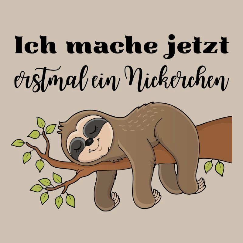 Ich mache jetzt erstmal ein Nickerchen