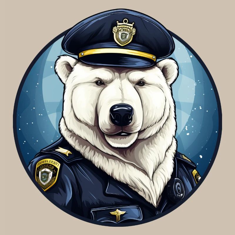 Eisbären Polizei