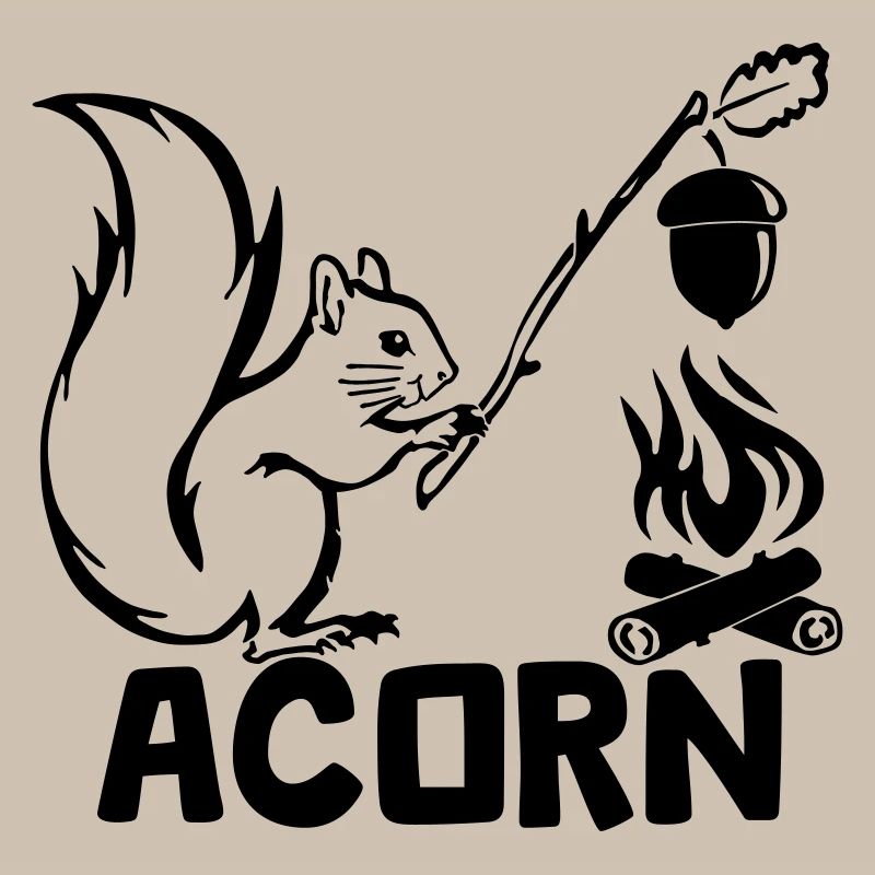 Acorn - Hungry Squirrel [Black]