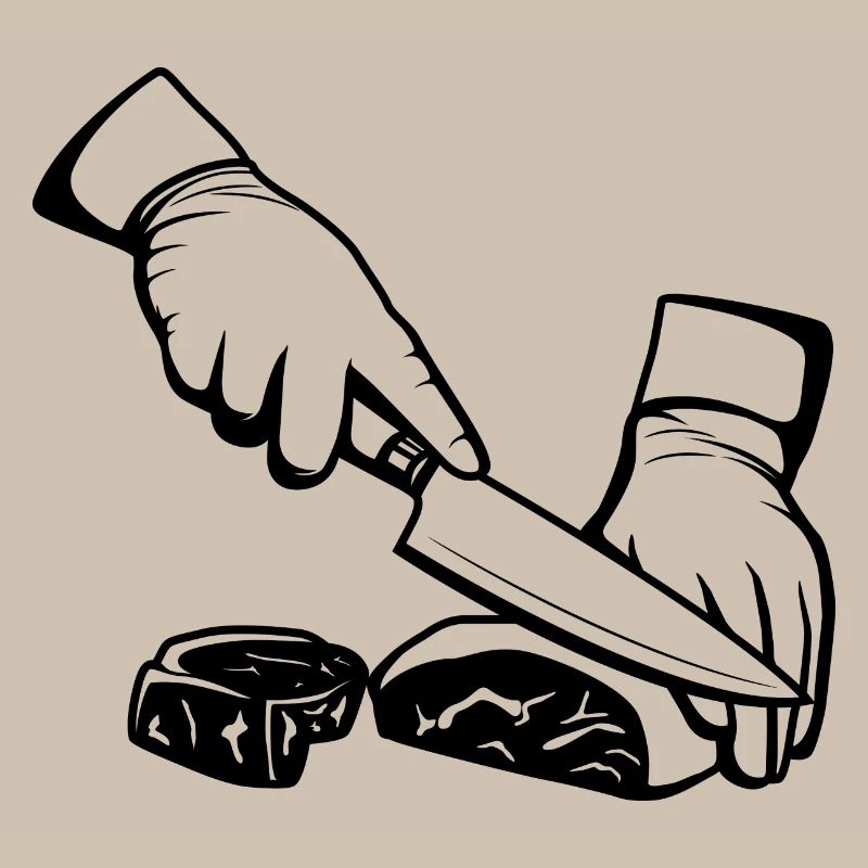 Cutting meat