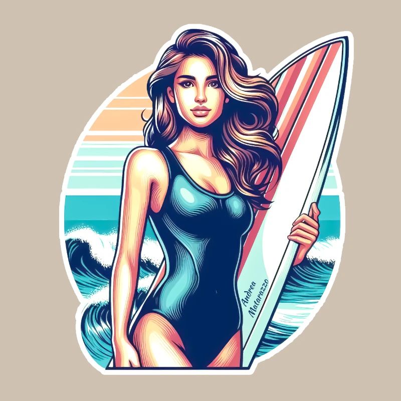 Mädchen Sport Surf 2
