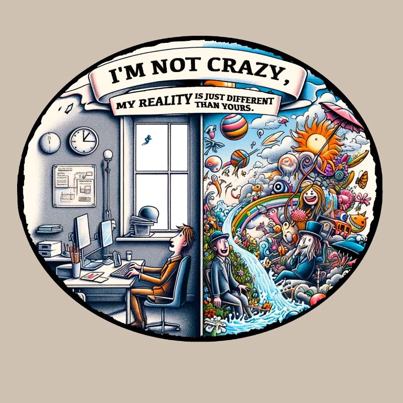 I'm not crazy – reality is different