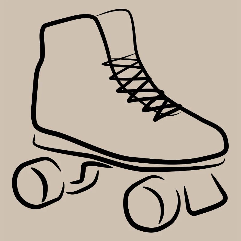 Roller Skates Sketch