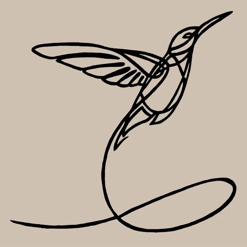 Schwarzer seltsamer Vogel