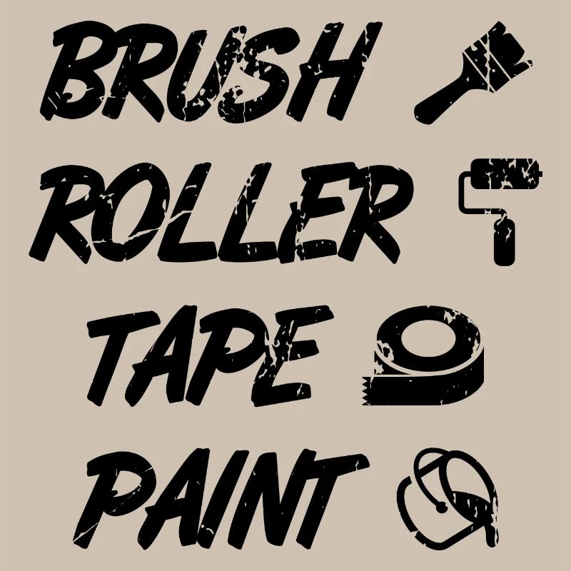 Brush Roll Tape Paint