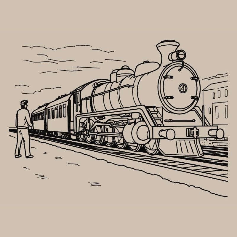 Train Lover Sketch