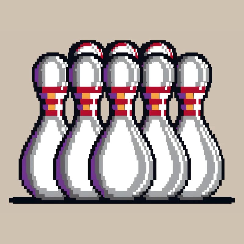 Quilles de bowling Pixel
