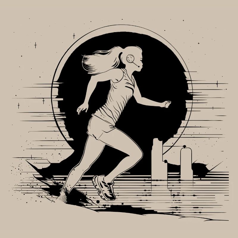 Runner Drawing