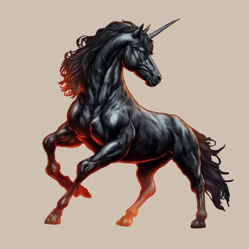 Das mächtige schwarze Einhorn