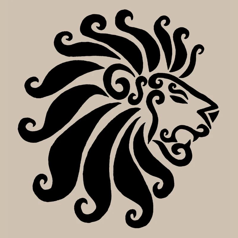 Schwarzer Löwe