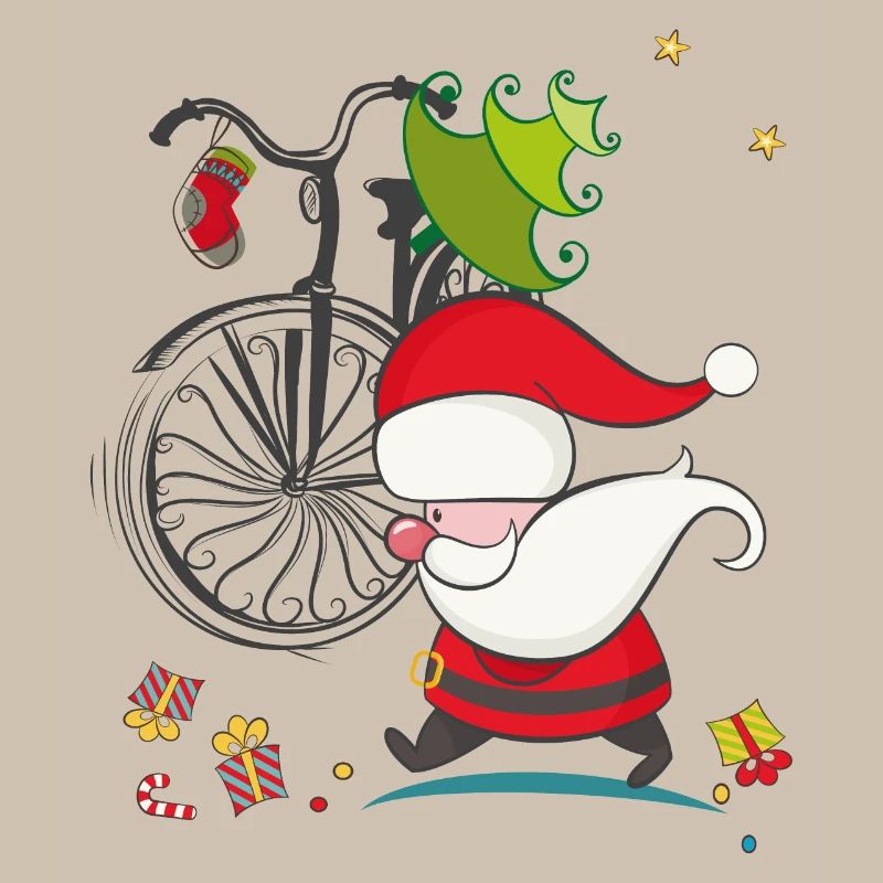 Weihnachtsmann im Stress