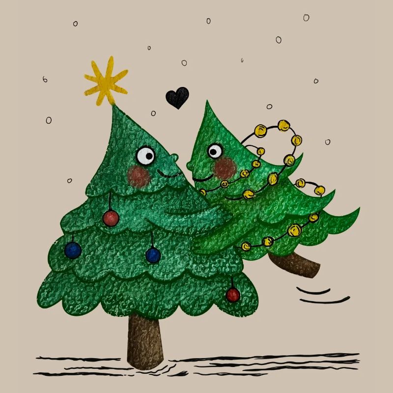 De jolis sapins de Noël