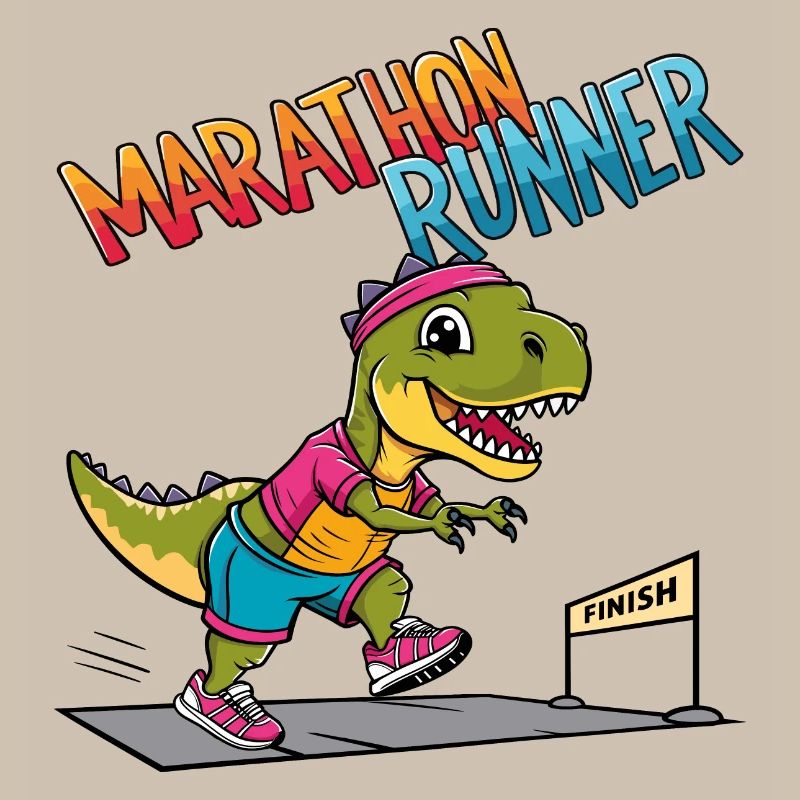 T-Rex Marathon Runner