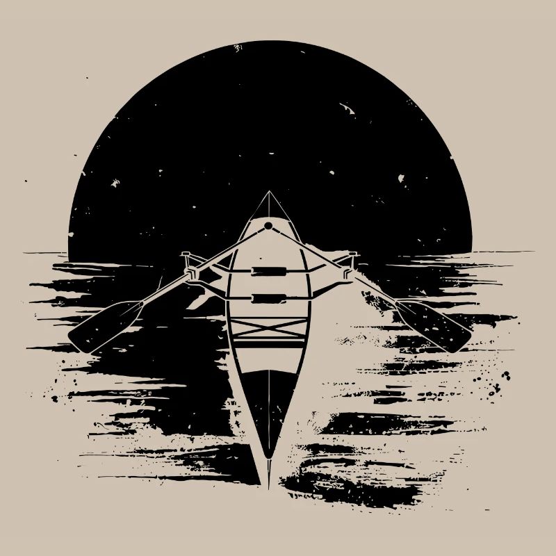 Dessin de bateau à rames
