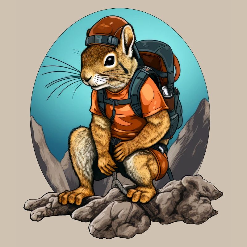Squirrel Mountaineer / Hiking Squirrel