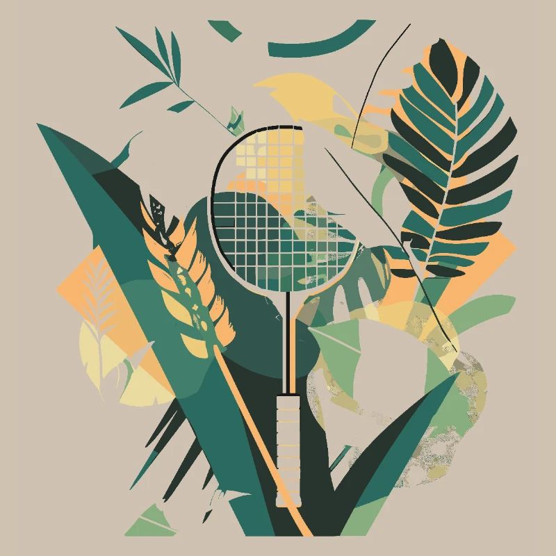 Raquette de badminton Artwork