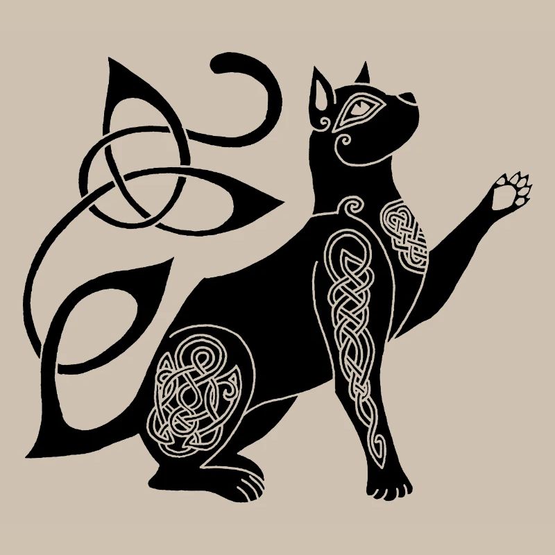 Chat noir celte