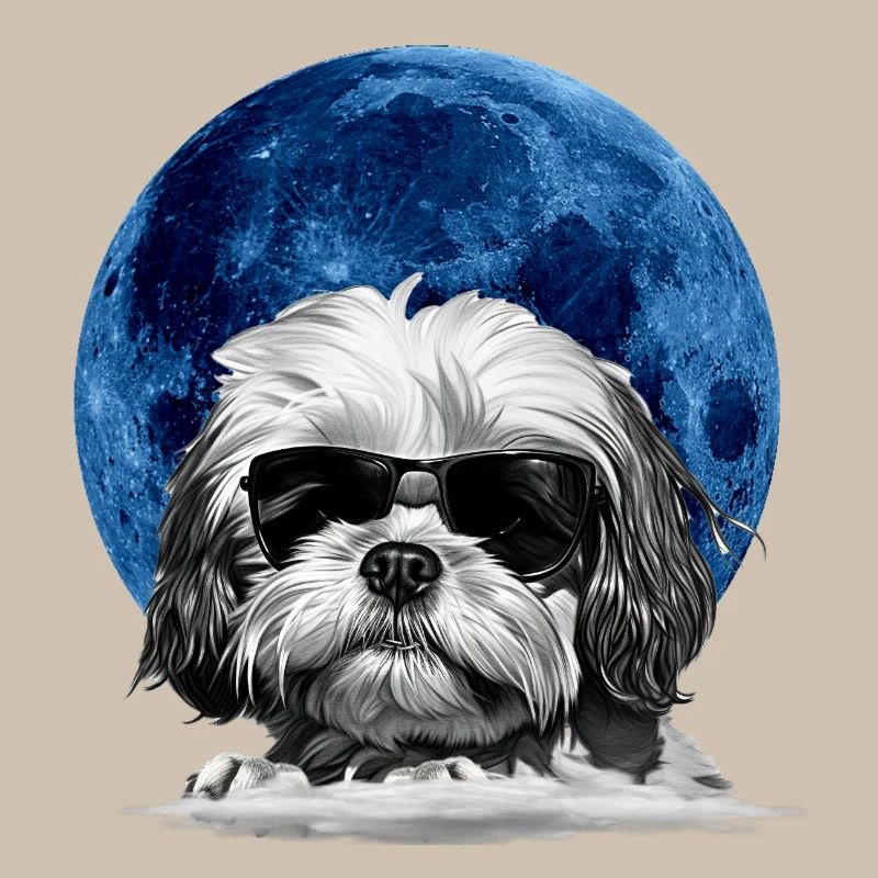 Impression d’art cool Shih Tzu 