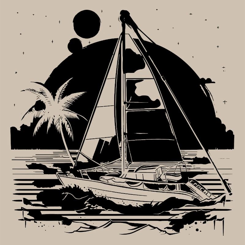 Sailing Drawing