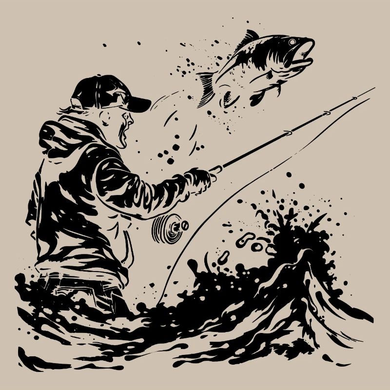 Dessin de pêche