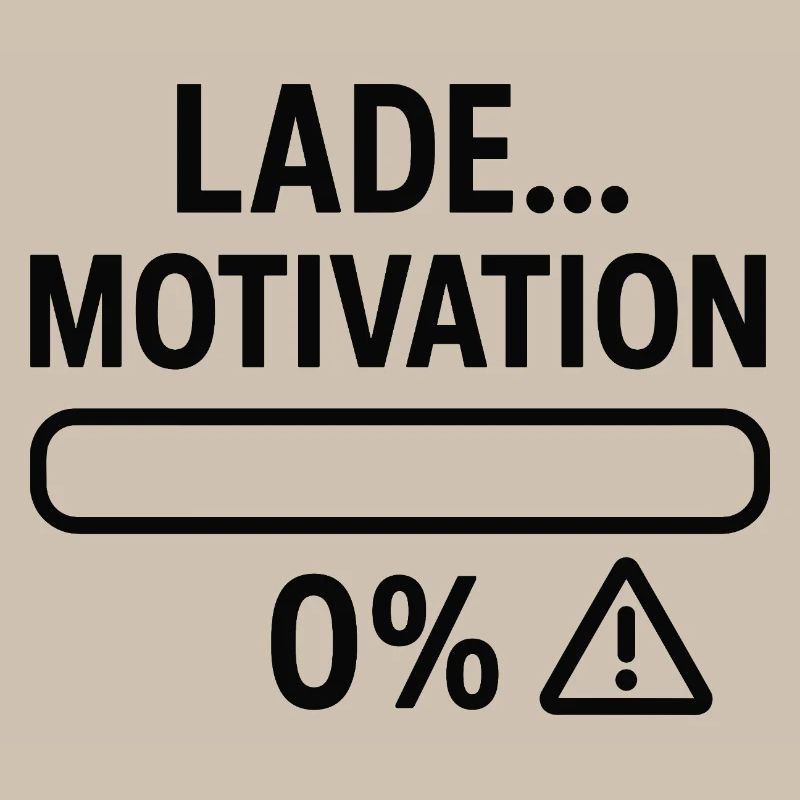 Barre de motivation à zéro